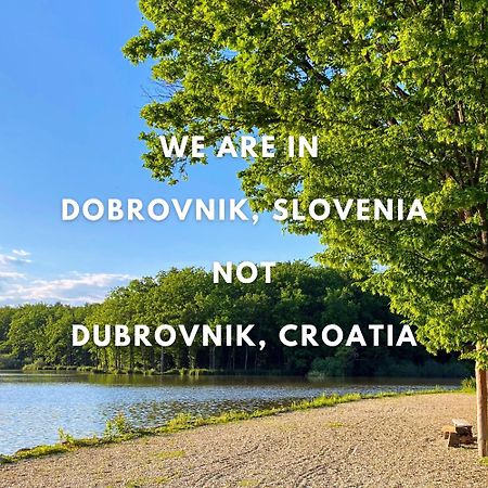 Hisa Pri Jezeru Apartamento Dobrovnik Exterior foto