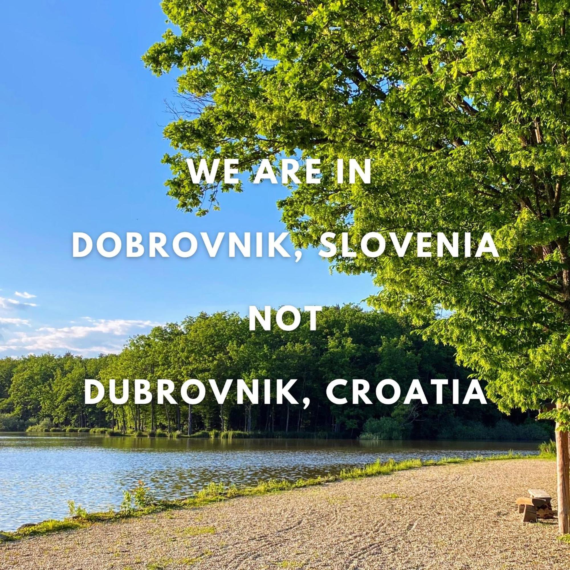 Hisa Pri Jezeru Apartamento Dobrovnik Exterior foto